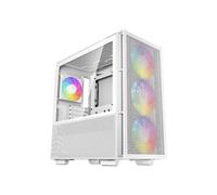 Caja de PC sin fuente de alimentación - DEEPCOOL CH560 (Blanco) - Torre media - Formato E-ATX - Ventiladores A-RGB