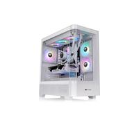 Caja de PC sin fuente de alimentación - THERMALTAKE - View 290 TG ARGB Snow - Torre media - Formato ATX - 3x120mm A-RGB incluidos - Blanco