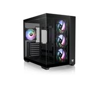 Caja de PC - THERMALTAKE - View 380 TG ARGB - Media torre - ATX - Vidrio templado - Negro