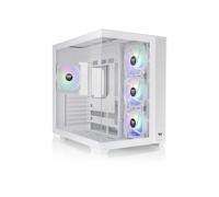Caja de PC - THERMALTAKE - View 380 TG ARGB Snow - Media torre - ATX - Cristal templado - Blanco