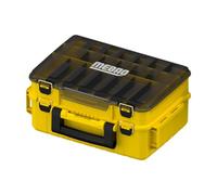 Caja de Pesca con Divisiones Ajustables para Organizar Accesorios Herramientas Y Señuelos Material PP Resistente Adecuada para Hombres Entusiastas de, Amarillo