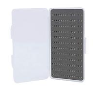 Caja de Pesca con Mosca, 18.5x10.5cm/7.28x4.13in ABS Tackle Ligero de Espuma de Espuma Caja de Pesca de Pesca Caja de Almacenamiento de Pescado Organizador de Pescado Accesorio