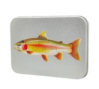 Caja de Pesca con Mosca Caja de Tortugas de Doble Cara Mosqueras de Almacenamiento de Estampado de Estampado Fesca 4.65x3.43 Cajas de Gran Capacidad para