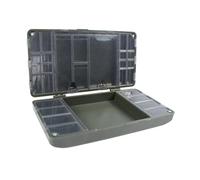 Caja de Pesca portátil, con Compartimentos de Gran Capacidad para señuelos y Accesorios.