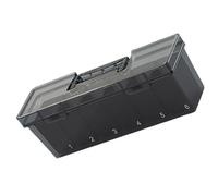 Caja de piezas blindadas estáticas de grado profesional que ofrece identificación rápida y transporte seguro de artículos frágiles. Almacenamiento de componentes electrónicos