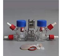 Caja de pila de combustible de vidrio de borosilicato de 30 ml - Botella de reactivo marrón transparente resistente a altas temperaturas