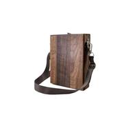 Caja de pintura para bocetos portátil Bolso bandolera de madera estilo mensajero for escritores, retro, cartero, decoración del hogar, maletín exteriores, caja suministros arte, bolso cruzado