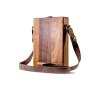 Caja de pintura para bocetos portátil Estuche vintage de madera for bocetos artistas: bolso bandolera portátil, mano con kit herramientas pintura, ideal for pintores y escritores