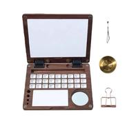 caja de pintura portátil Caja de acuarela madera portátil y multifuncional for estudiantes, ideal for pintar gouache o óleo, suministros viaje, paleta for bocetos arte