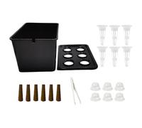 Caja de plantación hidropónica: Kit Completo de jardinería para el hogar, Juego de maceteros hidropónicos para Interiores | Caja de plántulas Inteligente para Lechuga, Flores, Verduras, balcón