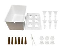 Caja de plantación hidropónica: Kit Completo de jardinería para el hogar, Juego de maceteros hidropónicos para Interiores | Caja de plántulas Inteligente para Lechuga, Flores, Verduras, balcón