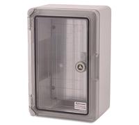 FLT 300200130 TR - Caja mural IP65, 200 x 300 x 130 mm, transparente