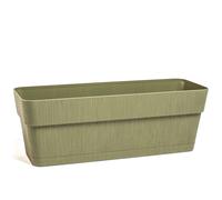 Caja De Plástico Ethica Con Reserva De Agua, 50Cm, Verde Oliva