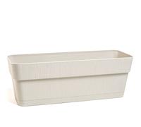 Caja De Plástico Ethica Con Reserva De Agua, 50Cm, Yeso