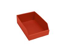Caja de plástico para estanterías, plegable LxAxH 300x200x100 mm