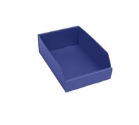 Caja de plástico para estanterías, plegable LxAxH 300x200x100 mm