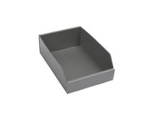 Caja de plástico para estanterías, plegable LxAxH 300x200x100 mm
