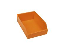 Caja de plástico para estanterías, plegable LxAxH 300x200x100 mm
