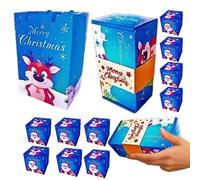 Caja de Plata de Navidad, Caja de Plata Chocolate de Navidad, Suministros De Fiesta Para Chocolate, Panadería De Fiestas, Boda De Empresa, s, Casa, Galletas Y