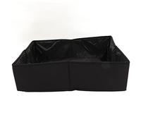 Caja de Plegable para Gatos, Caja de portátil e Impermeable con Tela Oxford y Forro a Prueba de Fugas, Ideal para Viajes, acampadas y Uso en el hogar (Negra)