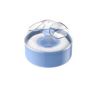 Caja de polvo con pluma, plumero para polvo y recipiente para el cuerpo, plumero para polvo suave y agradable al tacto, funda transparente a prueba de polvo, organizador vacío para plumero para esquís