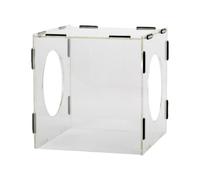 Caja de polvo de molienda cerrada, lijado a prueba de polvo, pulidor de mesa eléctrico, coleccionista transparente para el trabajo, carpintería, pulido de joyas, talla, proyectos, taller, garaje, 7.87