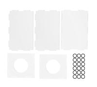 Caja de polvo para pulido cerrada Caja de polvo para pulidora de mesa rectangular de acrílico altamente transparente con 2 orificios para grabado Pulido Lijado 30 x 20 x 18 cm 5