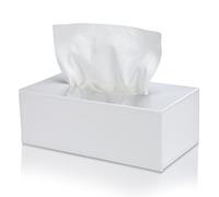 Caja de Porta Pañuelos de Papel Acrílico Rectangular,Puramente Hecho a Mano,Dispensador de Pañuelos para Hotel, Baño,Oficina,Coche