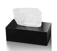 Caja de Porta Pañuelos de Papel Acrílico Rectangular,Puramente Hecho a Mano,Dispensador de Pañuelos para Hotel, Baño,Oficina,Coche