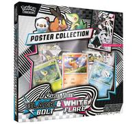 Caja De Póster De Pokémon TCG Escarlata Y Púrpura Unova Black Bolt White Flare