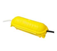 Caja De Protección De Cable De Alimentación Exterior De Logilink, Ip44, Amarillo