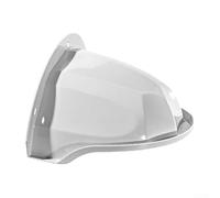 Caja de protección resistente para cámara al aire libre, cubierta de lluvia resistente a la intemperie, protector solar para cámaras de seguridad, tipo domo, blanco, 29 x 20,5 cm (blanco)