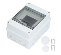 Caja de protección transparente e impermeable para la distribución de energía, carcasa de plástico para interruptores automáticos con grado de protección IP65, estructura de