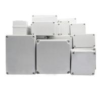 Caja de Proyecto Cubierta Plástico ABS IP67 Caja de Conexiones Electrónicas Impermeable Instrumento DIY (1 Pieza - 65x50x55mm)