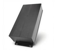 Caja de proyecto de aluminio, caja de caja electrónica Caja de circuito de bricolaje Caja de enfriamiento Accesorios de placa de circuito de disipación de calor(Sand Black Bend Plate)