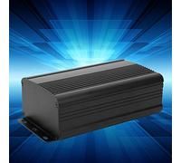 Caja de Proyecto de Aluminio Caja de Caja Negra Mate Carcasa de Controlador de Placa de Circuito de Bricolaje 55x95x150 Mm, Caja de Aluminio Electrónica de Bricolaje, GPRS, Tipo