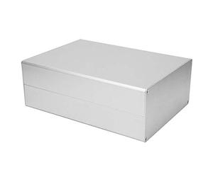 Caja de proyectos de aluminio de 80 x 160 x 220 mm, caja eléctrica de aleación de aluminio Cajas de conexiones de proyectos Cajas electrónicas para placa PCB Hazlo tú mismo
