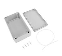 Caja de proyectos eléctricos IP65 ABS, caja resistente al agua Caja de conexiones de instrumentos para distribución interior Caja de control aplicable, carcasa de producto electrónico(200*120*75mm)