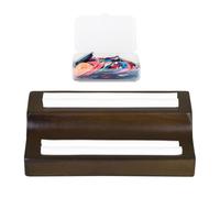 Caja de púas portátil con capacidad para 100 púas, diseño ligero, gran capacidad, caja de madera para púas de guitarra