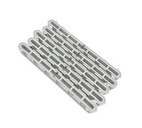 Caja de quillas for Longboard 10 Pulgadas, Color Negro, 5 Unidades, plástico FCS Centre(White New)