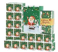 Caja de rebote de Navidad, caja romántica de rebote, joyería de dinero, sobre verde, suministros creativos y divertidos para fiestas de Navidad para vacaciones, amigos, familiares