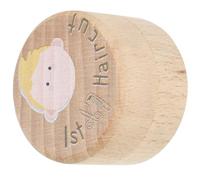 Caja de Recuerdos de Corte de Pelo para Bebés de Madera