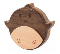 Caja de recuerdos para dientes de bebé, soporte de madera, organizador de recuerdos para dientes y cabello de bebé, ducha unisex para niños y niñas