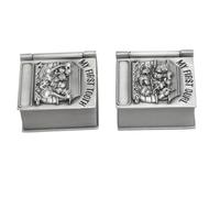 Caja de Recuerdos para Primeros Dientes y Rizos bebé, Colección Cajas Talladas con Mano Obra Exquisita Mantener la Memoria del Niño, 2 uds.