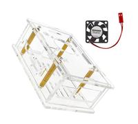 Caja de refrigeración avanzada para placa de desarrollo, ventilador y disipador de calor transparente para carcasa acrílica opcional