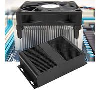 Caja de refrigeración de aluminio, placa del circuito impreso del instrumento bricolaje del proyecto electrónico caso 54 x 204 x 120 mm