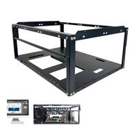 Caja de refrigeración de la carcasa de PC - Caja de juego de ordenador de potencia, carcasa de disipación de calor | Caja compacta de PC con instalación CAE, Great Performance Black Computer Caso,