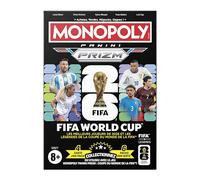 Caja de Refuerzo de Tarjetas coleccionables Monopoly Panini Prizm: Copa Mundial de la FIFA | Estrellas y Leyendas Actuales | Regalos para fanáticos del fútbol