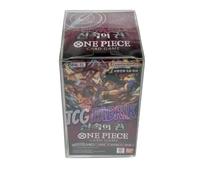 Caja de refuerzo sellada coreana original de una pieza OP TCG (OP11 Booster Box A fist of Divine Speed Booster Box Display Factory Sealed for OP11 One Piece TCG Korean (24 paquetes))