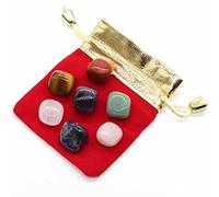 Caja De Regalo Artesanal De Piedras Preciosas Y Cristales Naturales, Energía Curativa Reiki, Mineral, Decoración Del Hogar,7 Piezas De Piedra,1 Juego